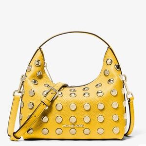 Michael Kors Yellow Studded Women's Bag